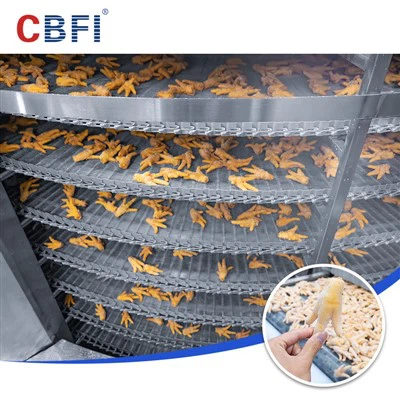 Спіральна морозильна машина Iqf для швидкого заморожування